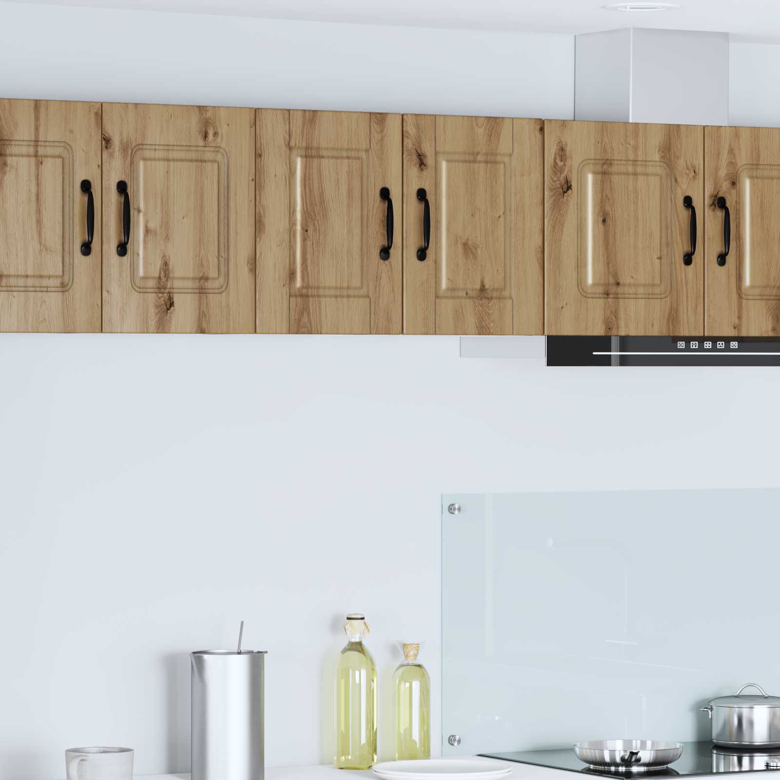Armadietto a muro PORTO 2 pcs Rovere artigianale | homemem39