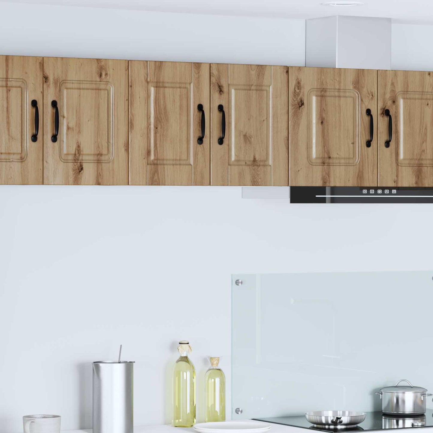 Armadietto a muro PORTO 2 pcs Rovere artigianale