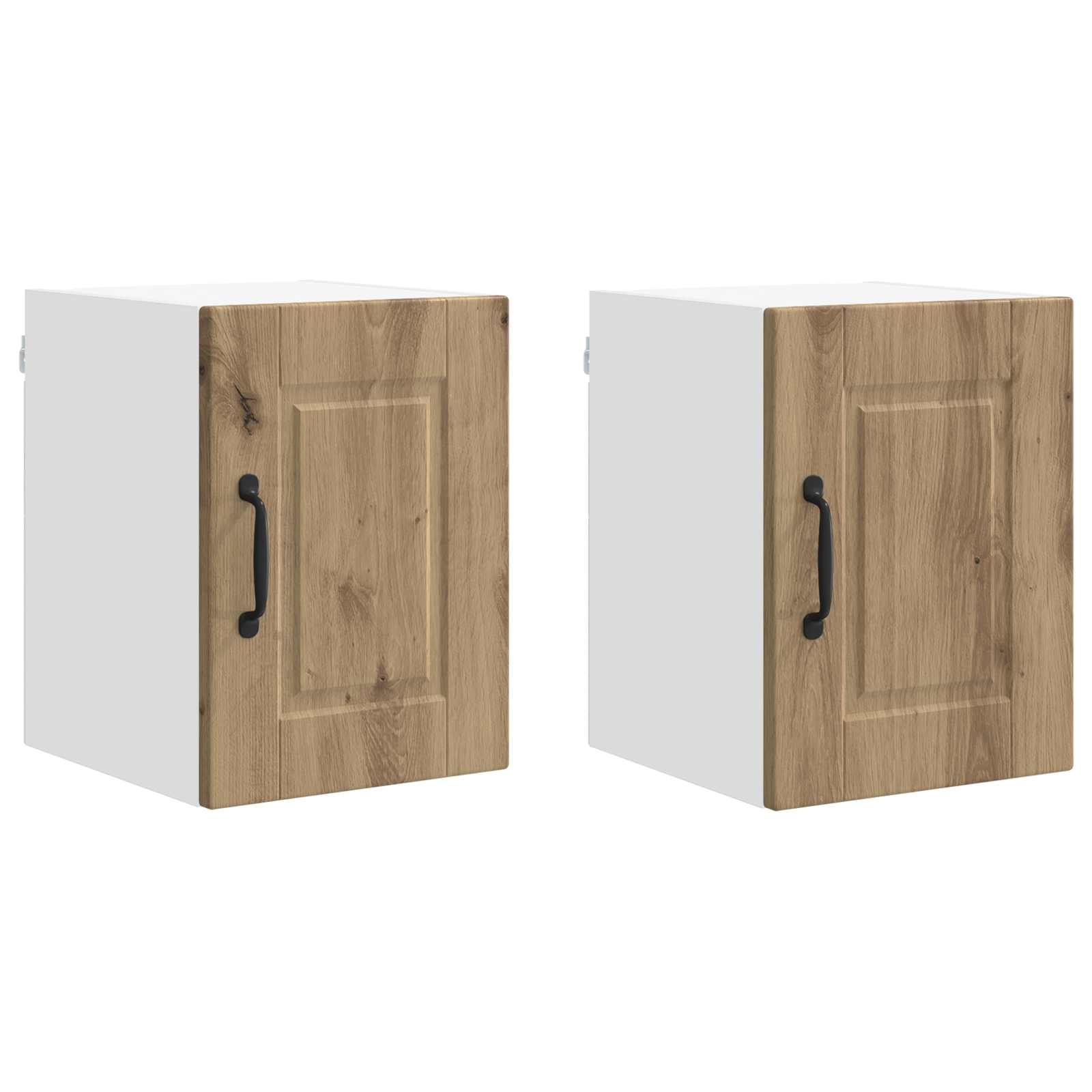 Armadietto a muro PORTO 2 pcs Rovere artigianale | homemem39