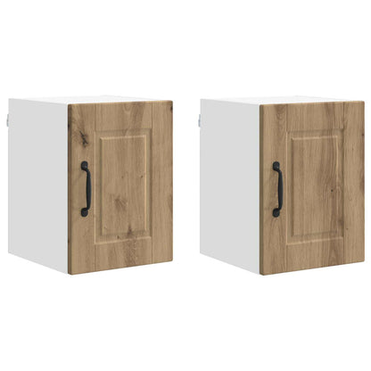 Armadietto a muro PORTO 2 pcs Rovere artigianale | homemem39