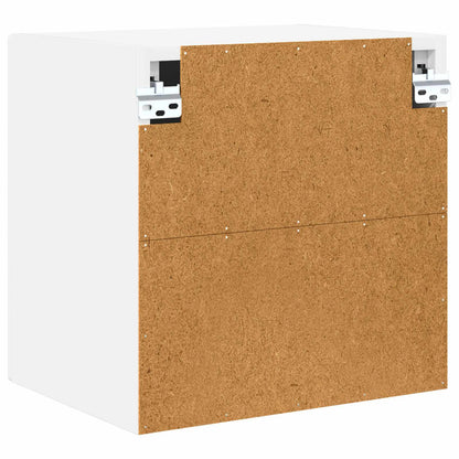 Armadietto a muro PORTO 2 pcs Bianco Legno ingegnerizzato