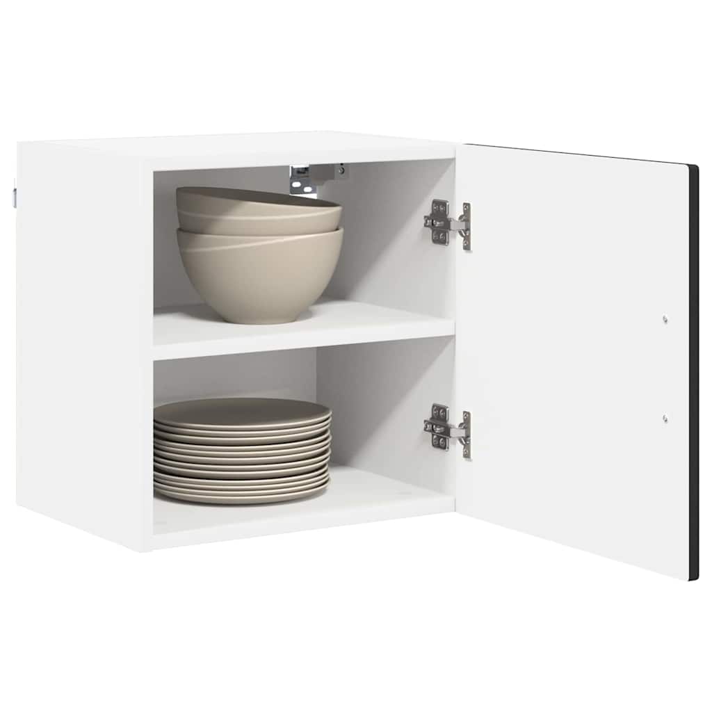 Armadietto a muro PORTO Nero 40 x 31 x 40 cm Legno multistrato | homemem39