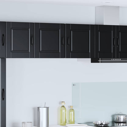 Armadietto a muro PORTO 2 pcs Nero 40 x 31 x 40 cm | homemem39