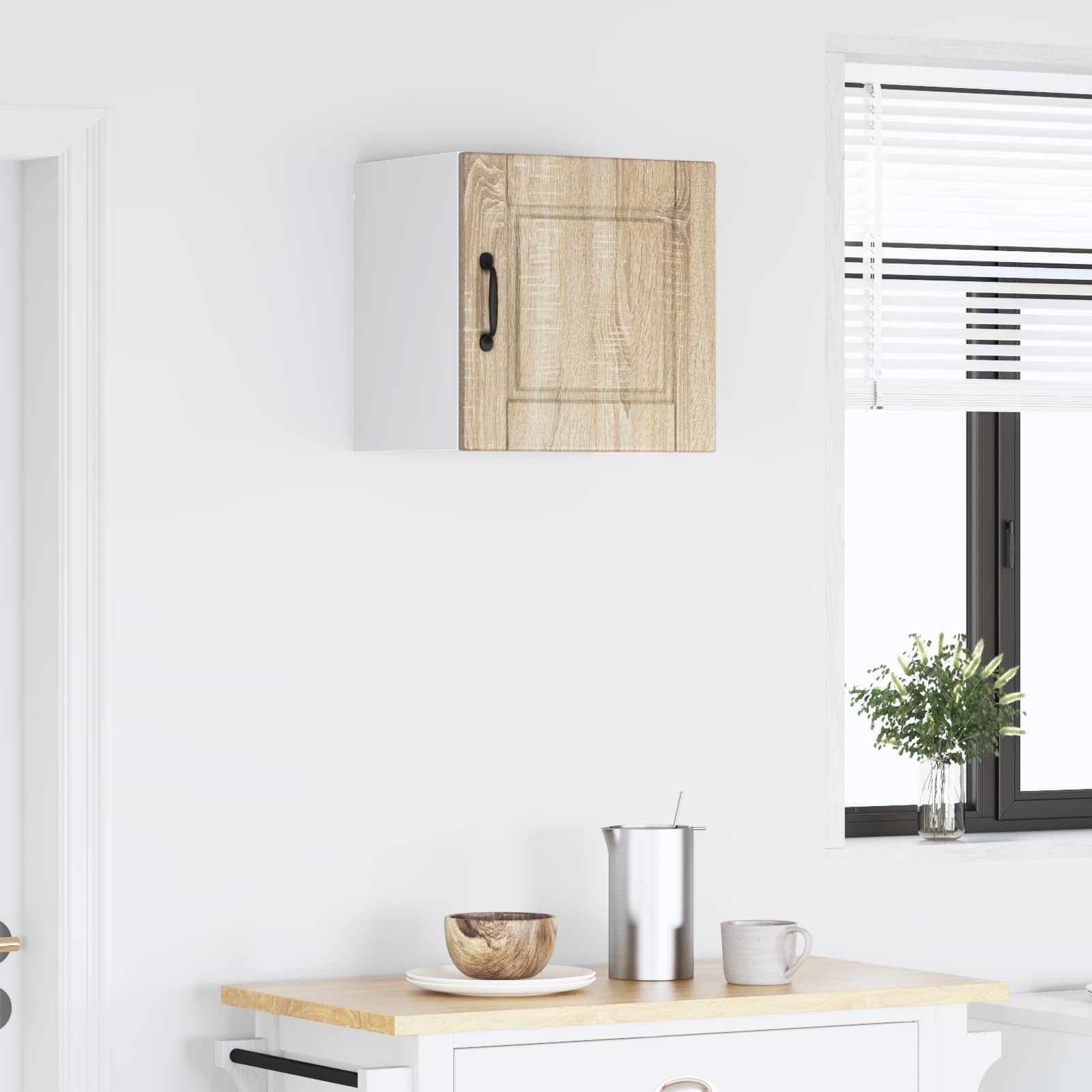 Armadietto a muro PORTO Rovere Sonoma 40 x 31 x 40 cm | homemem39