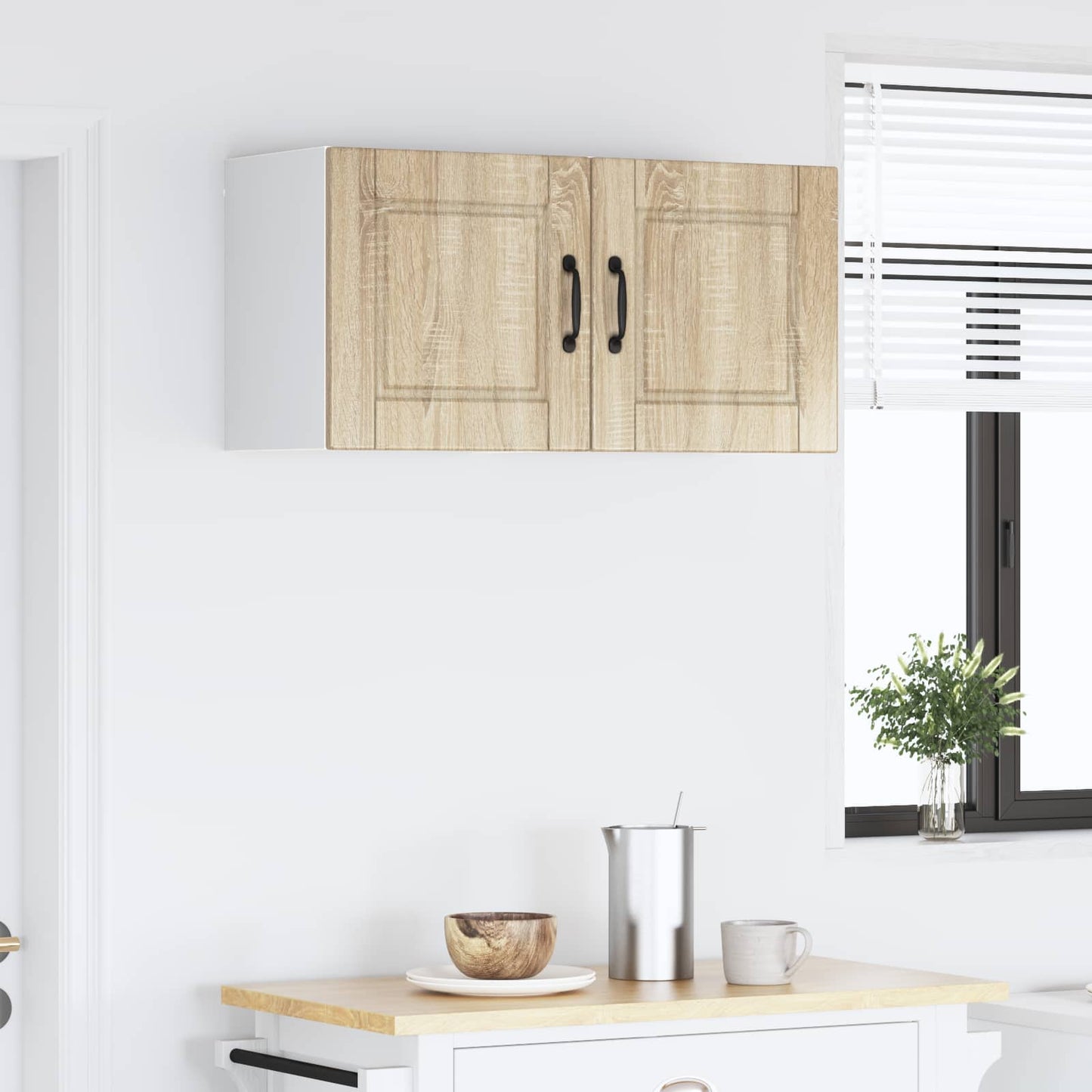 Armadietto a muro PORTO 2 pcs Rovere Sonoma 40 x 31 x 40 cm | homemem39