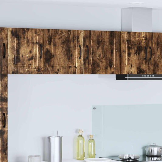 Armadietto a muro PORTO 2 pcs Rovere fumé 40 x 31 x 40 cm | homemem39