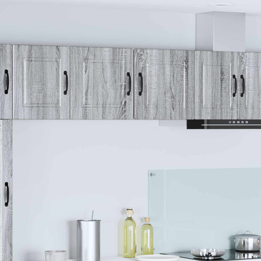 Armadietto a muro PORTO 2 pcs Grigio Sonoma 40 x 31 x 40 cm | homemem39