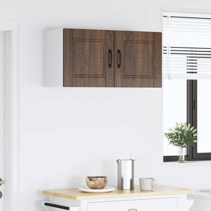 Armadietto a muro PORTO 2 pcs Rovere Marrone 40 x 31 x 40 cm | homemem39