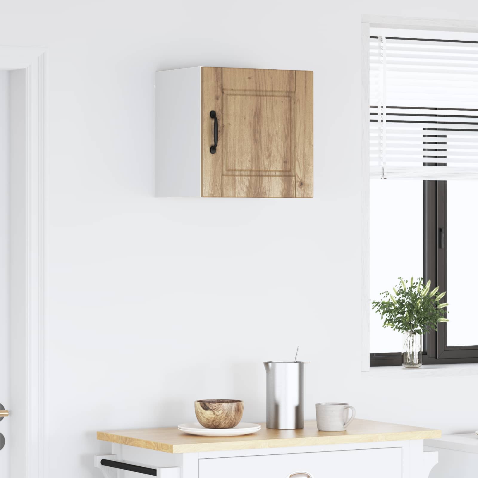 Armadietto a muro PORTO Rovere artigianale 40 x 31 x 40 cm | homemem39