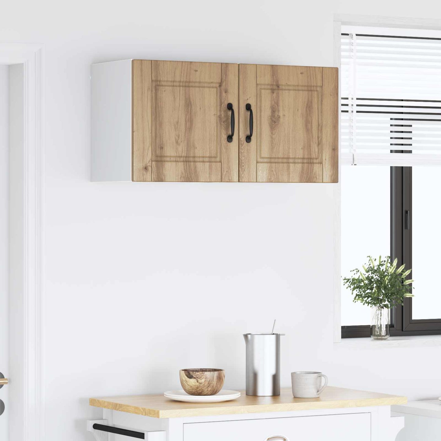 Armadietto a muro PORTO 2 pcs Rovere artigianale | homemem39