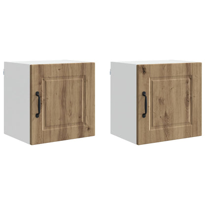 Armadietto a muro PORTO 2 pcs Rovere artigianale | homemem39