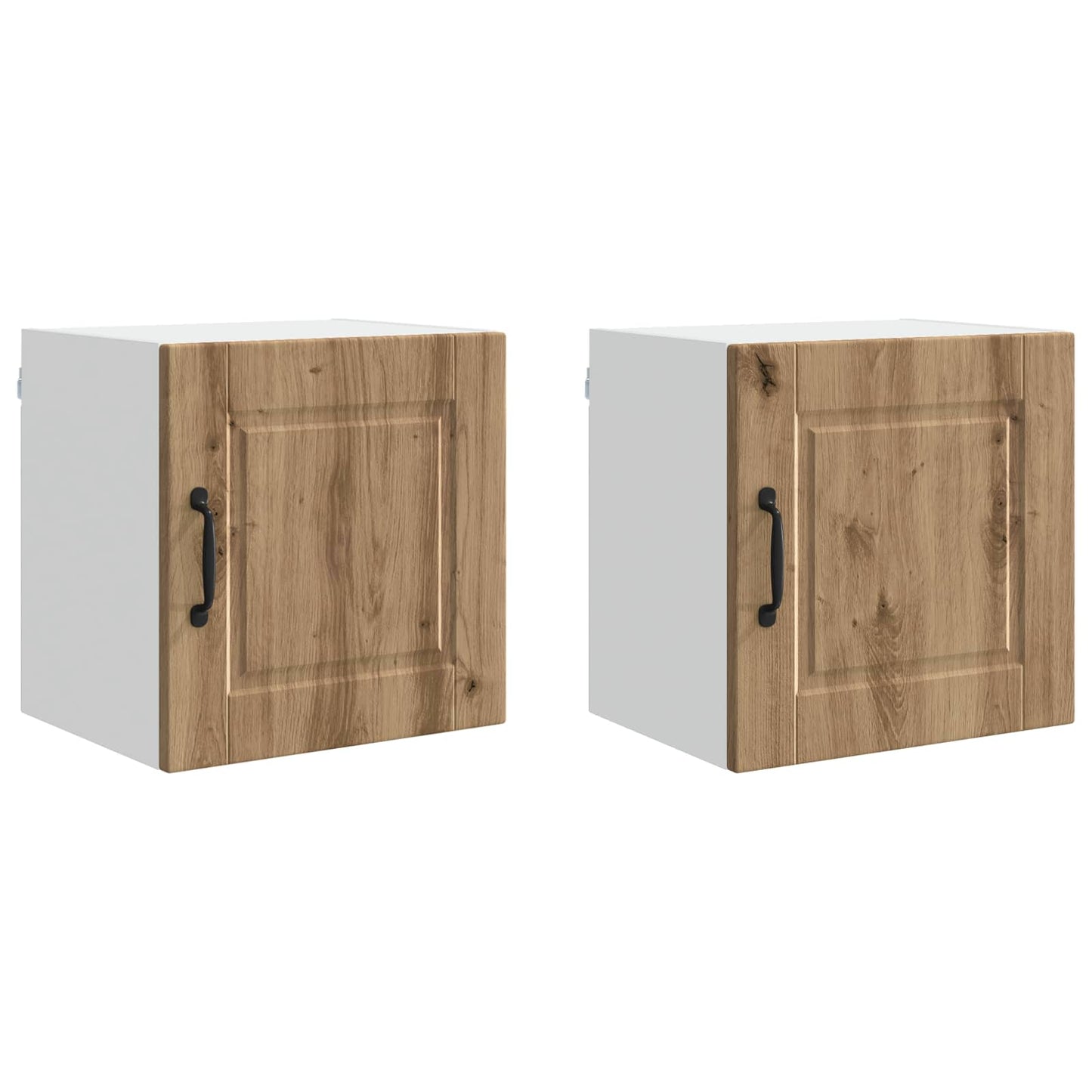 Armadietto a muro PORTO 2 pcs Rovere artigianale