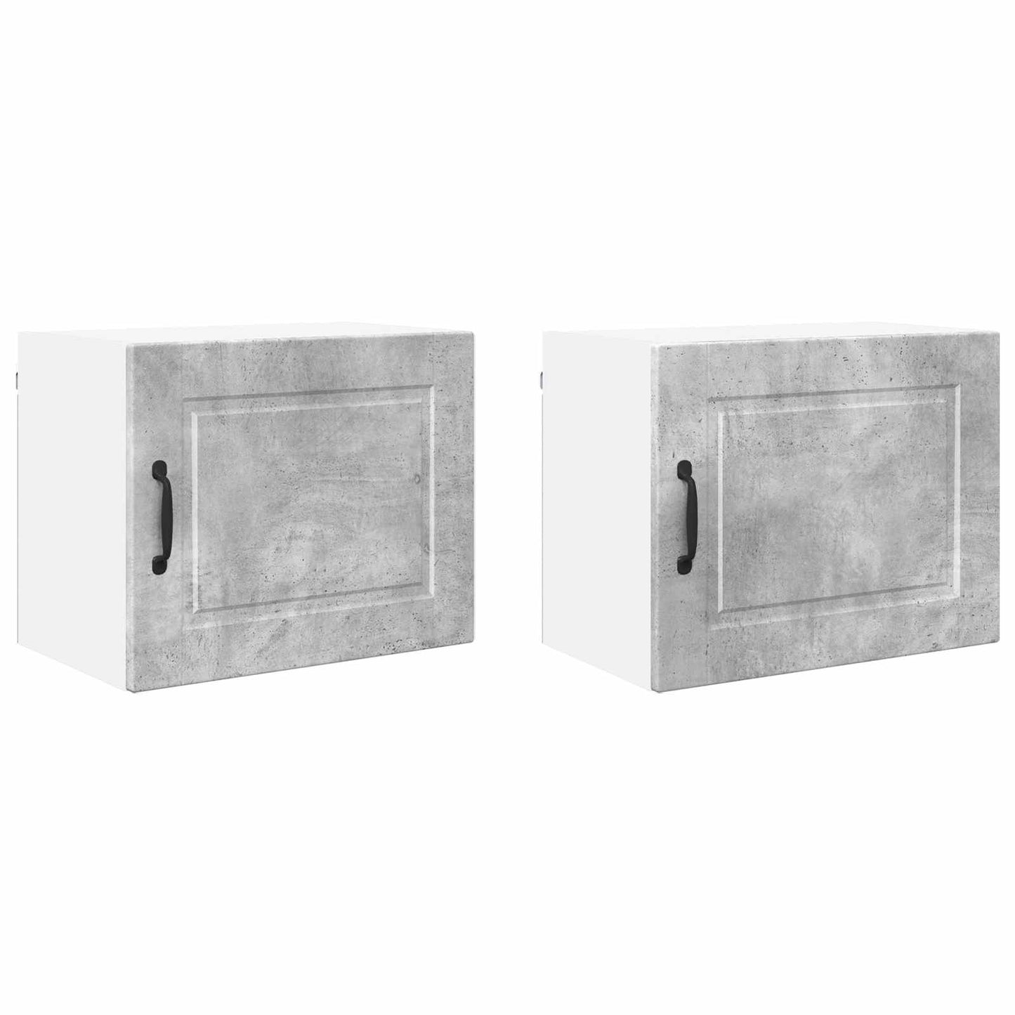 Armadietto a muro PORTO 2 pcs Grigio cemento 50 x 31 x 40 cm