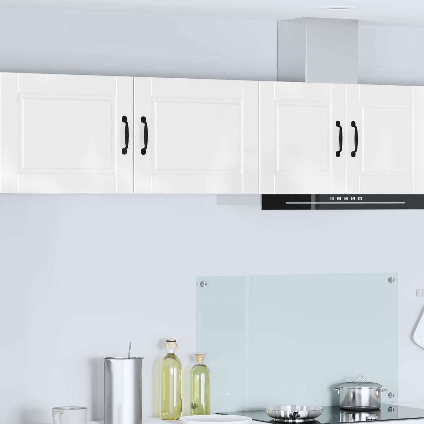 Armadietto a muro PORTO 2 pcs Bianco Lucido 50 x 31 x 40 cm
