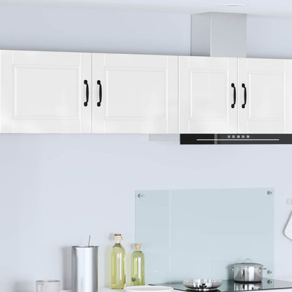 Armadietto a muro PORTO 2 pcs Bianco Lucido 50 x 31 x 40 cm