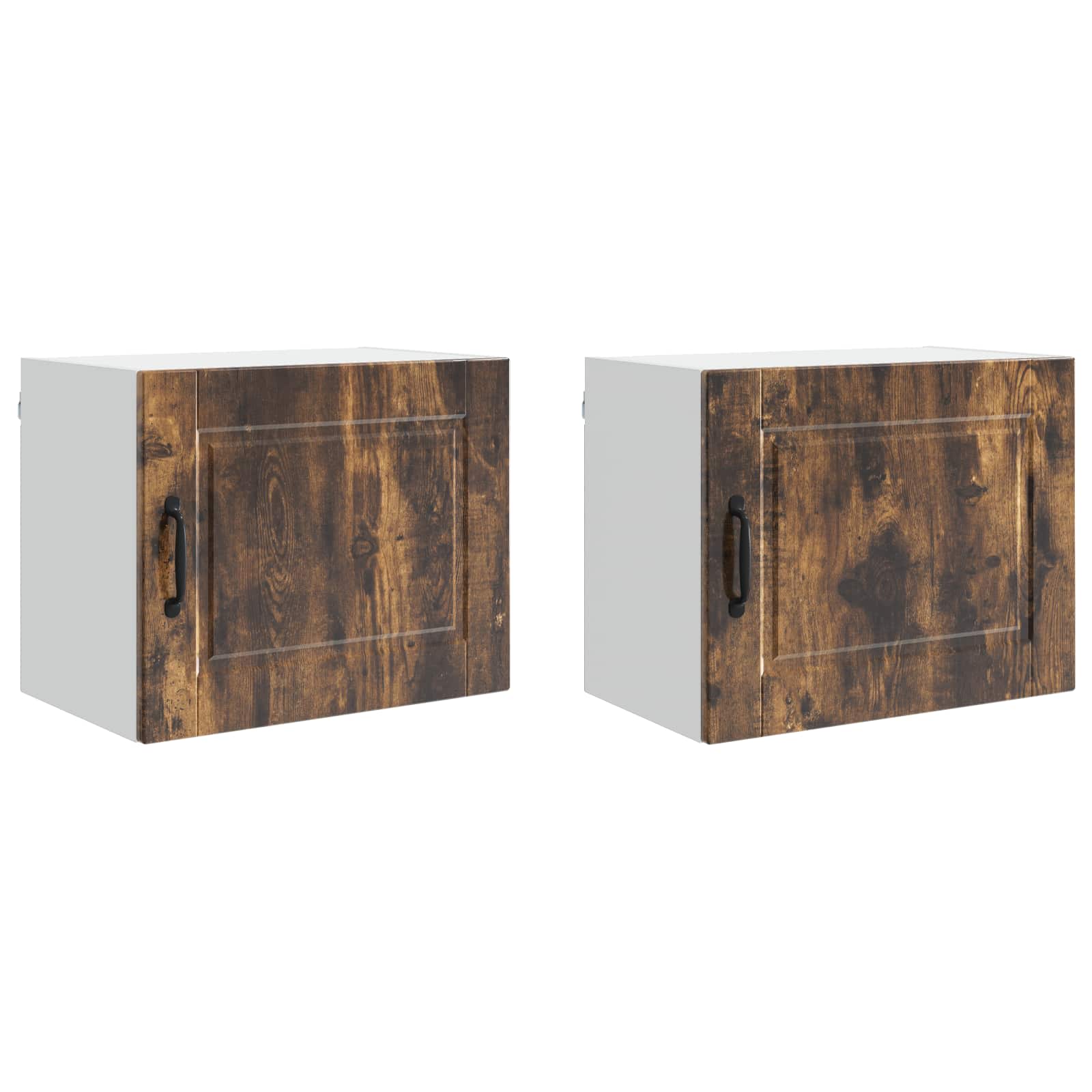 Armadietto a muro PORTO 2 pcs Rovere fumé 50 x 31 x 40 cm | homemem39