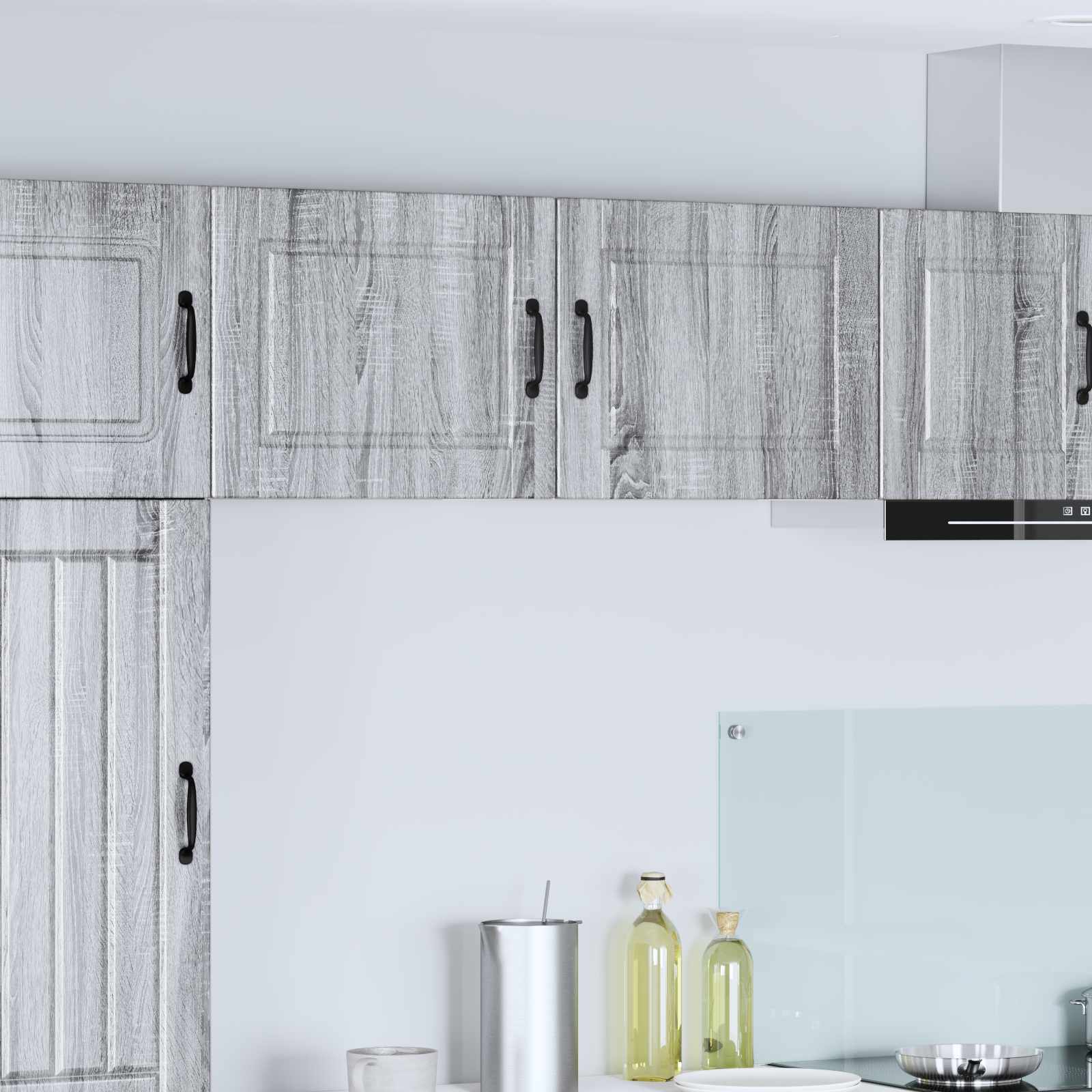 Armadietto a muro PORTO 2 pcs Grigio Sonoma 50 x 31 x 40 cm | homemem39