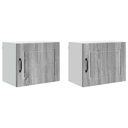 Armadietto a muro PORTO 2 pcs Grigio Sonoma 50 x 31 x 40 cm