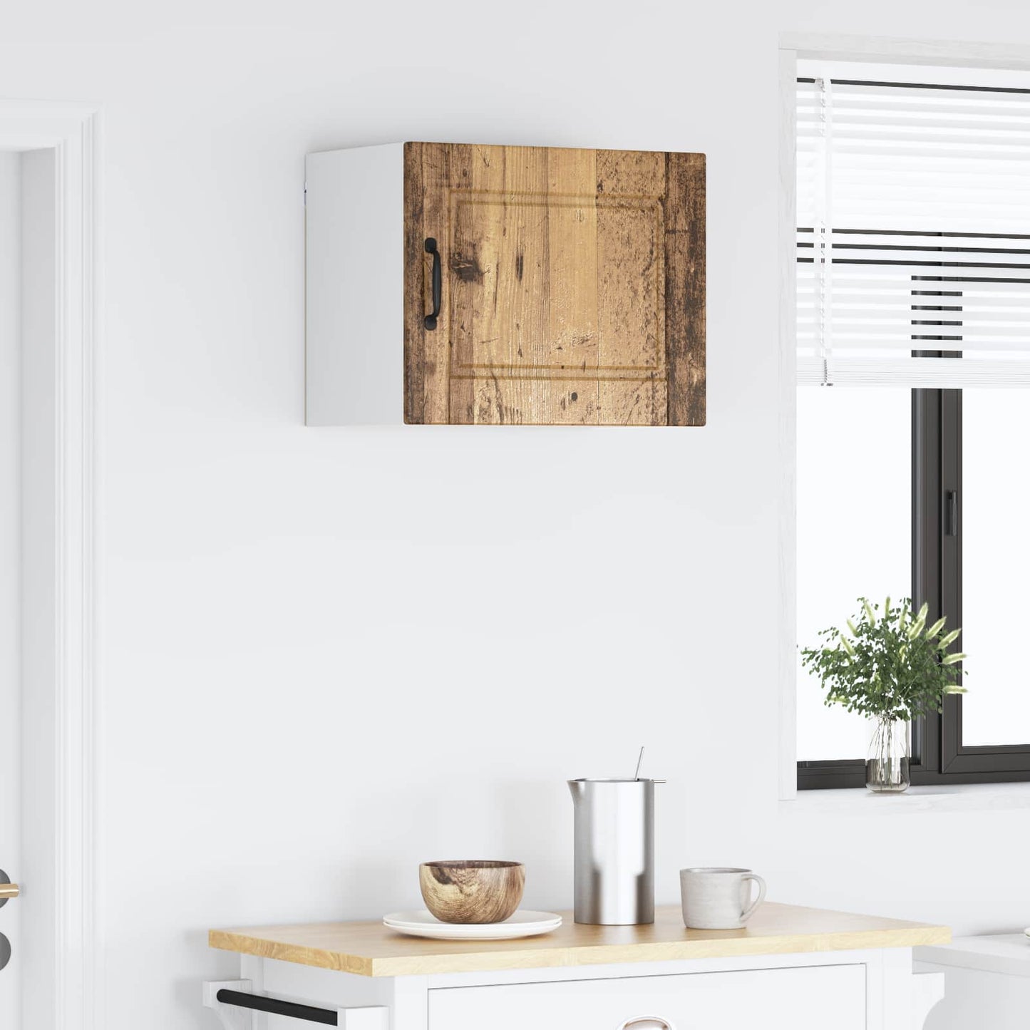 Armadietto a muro PORTO Legno vecchio 50 x 31 x 40 cm | homemem39