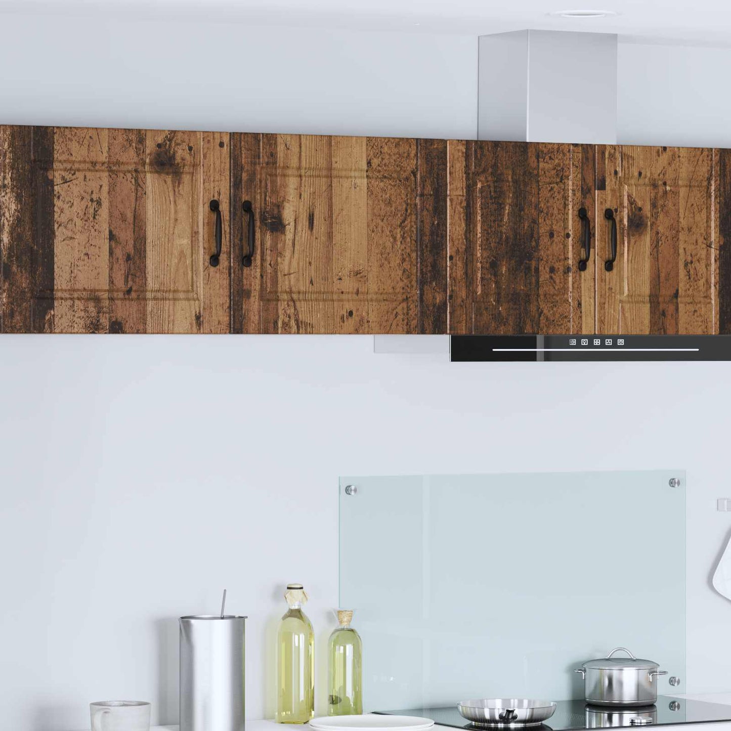 Armadietto a muro PORTO 2 pcs Legno vecchio