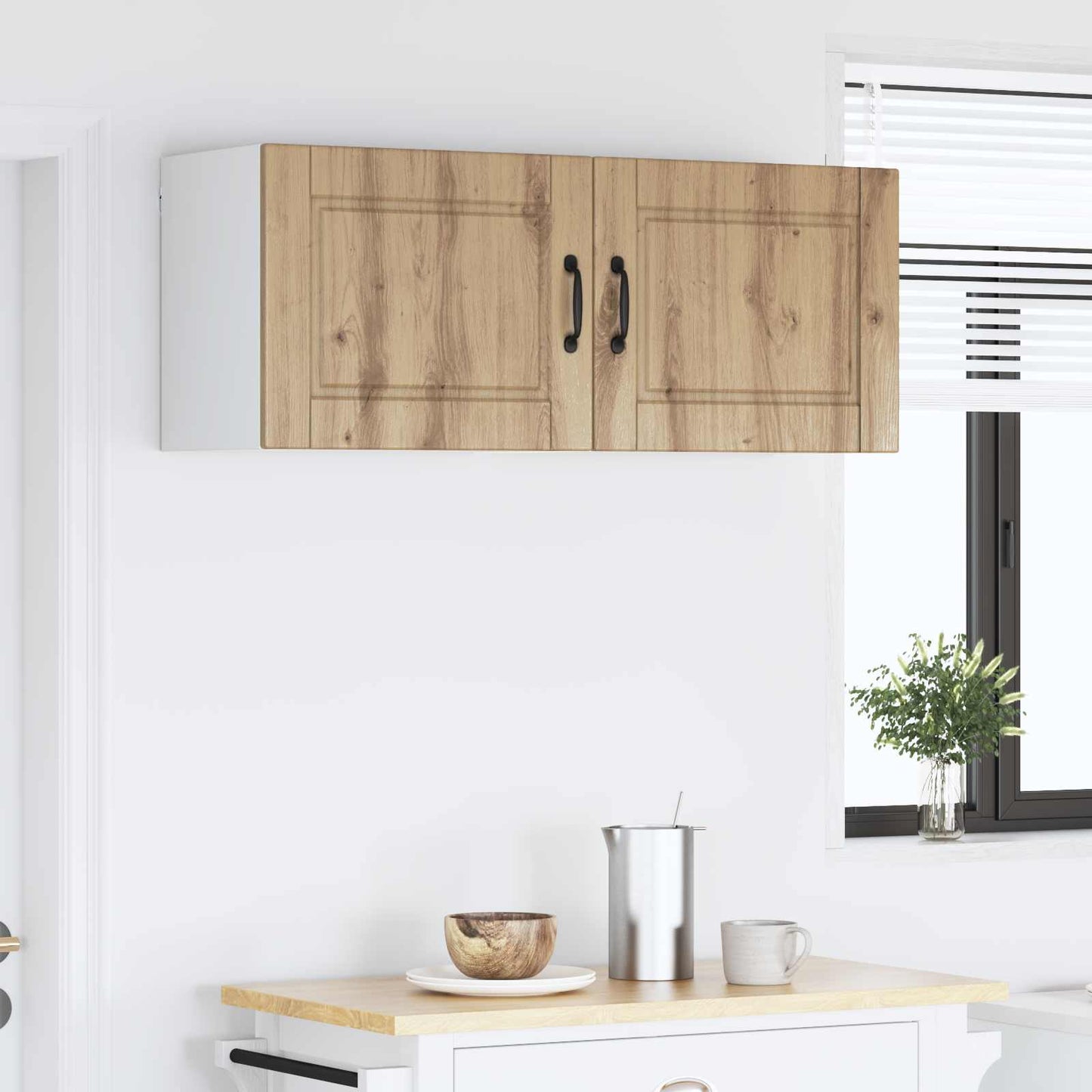 Armadietto a muro PORTO 2 pcs Rovere artigianale | homemem39