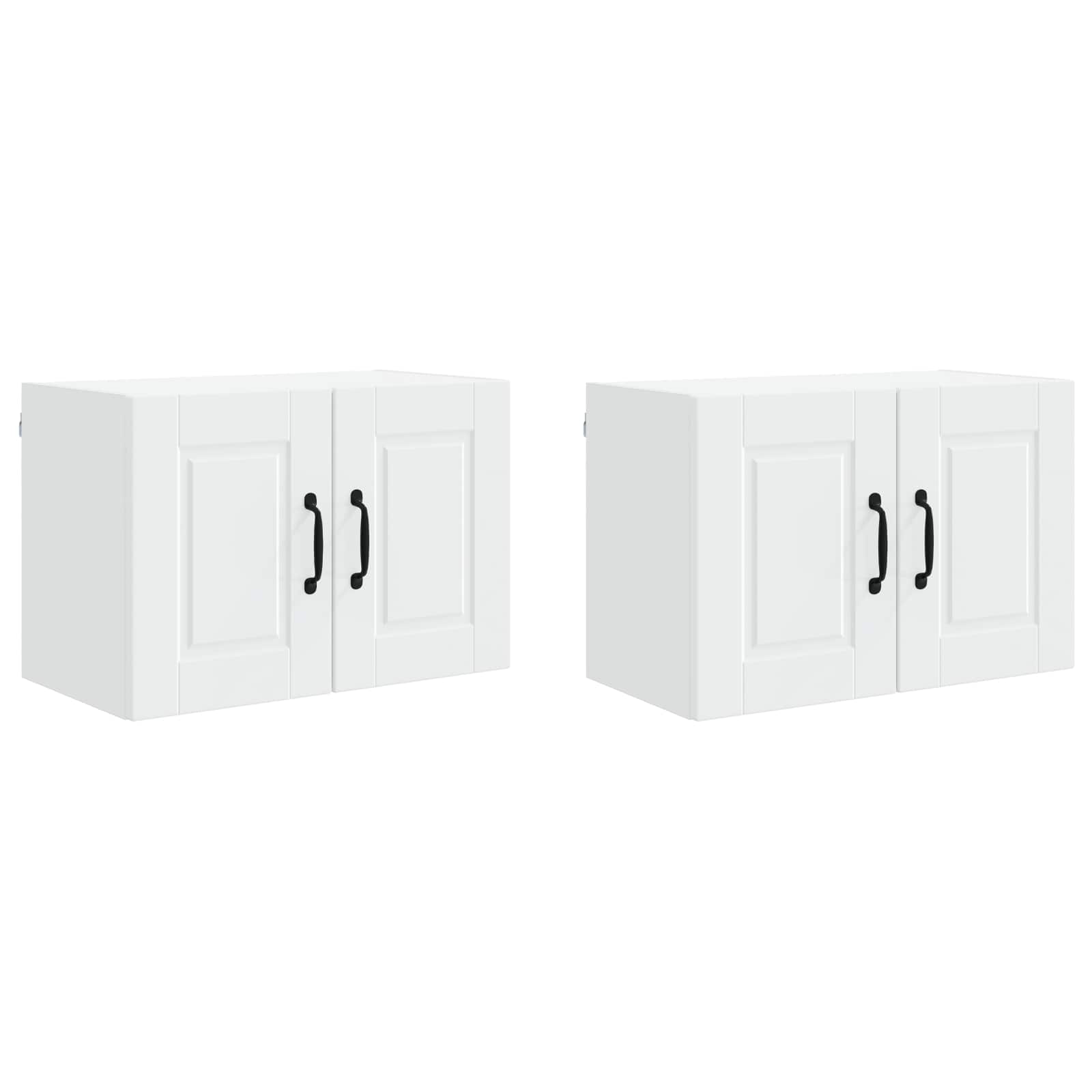 Armadietto a muro PORTO 2 pcs Bianco 60 x 31 x 40 cm | homemem39