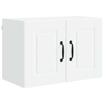 Armadietto a muro PORTO 2 pcs Bianco Legno ingegnerizzato