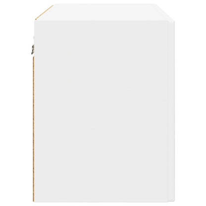 Armadietto a muro PORTO 2 pcs Bianco Legno ingegnerizzato