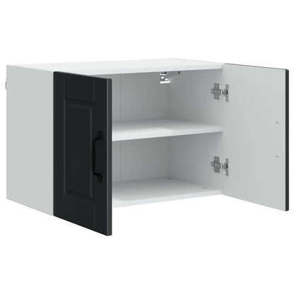 Armadietto a muro PORTO Nero 60 x 31 x 40 cm Legno multistrato | homemem39