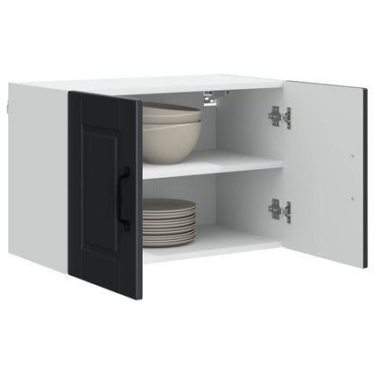 Armadietto a muro PORTO Nero 60 x 31 x 40 cm Legno multistrato | homemem39