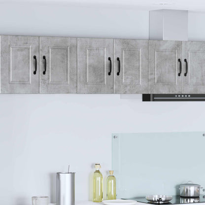 Armadietto a muro PORTO 2 pcs Grigio cemento 60 x 31 x 40 cm