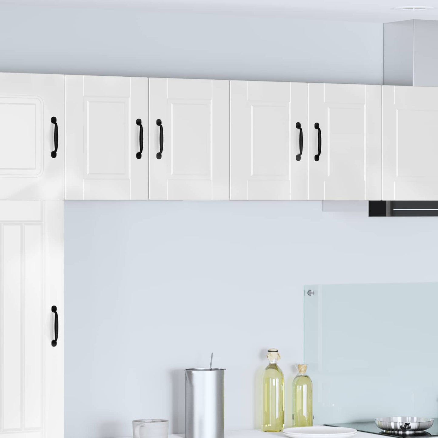 Armadietto a muro PORTO 2 pcs Bianco Lucido 60 x 31 x 40 cm | homemem39