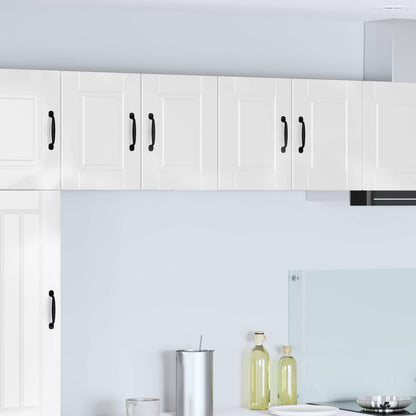Armadietto a muro PORTO 2 pcs Bianco Lucido 60 x 31 x 40 cm | homemem39