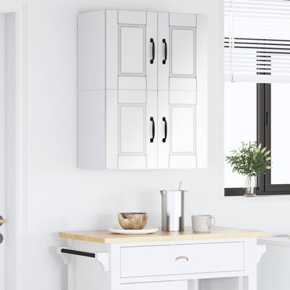 Armadietto a muro PORTO 2 pcs Bianco Lucido 60 x 31 x 40 cm | homemem39