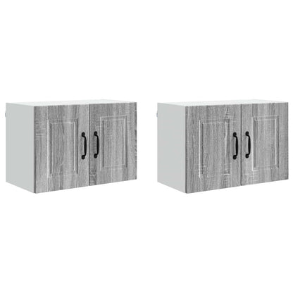Armadietto a muro PORTO 2 pcs Grigio Sonoma 60 x 31 x 40 cm