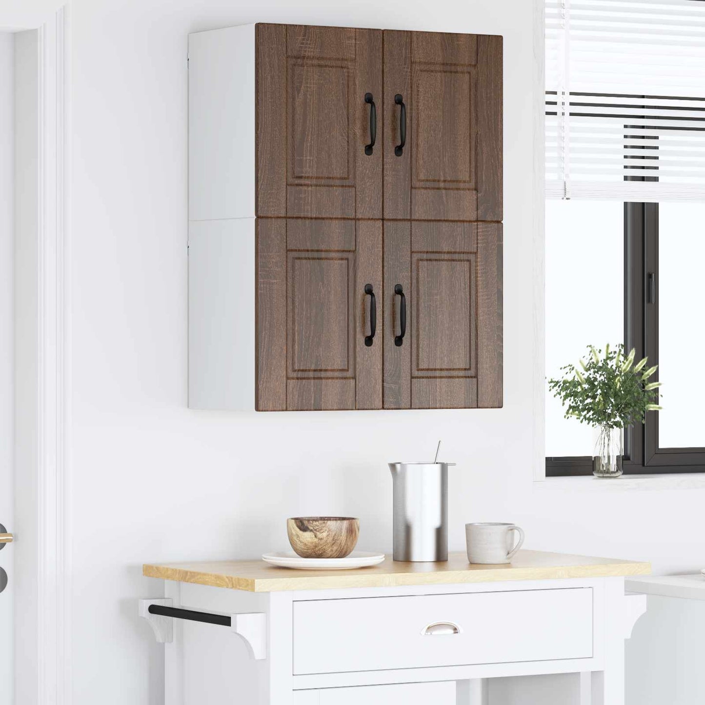 Pannello lavastoviglie 2 pcs Rovere Marrone 60 x 31 x 40 cm | homemem39
