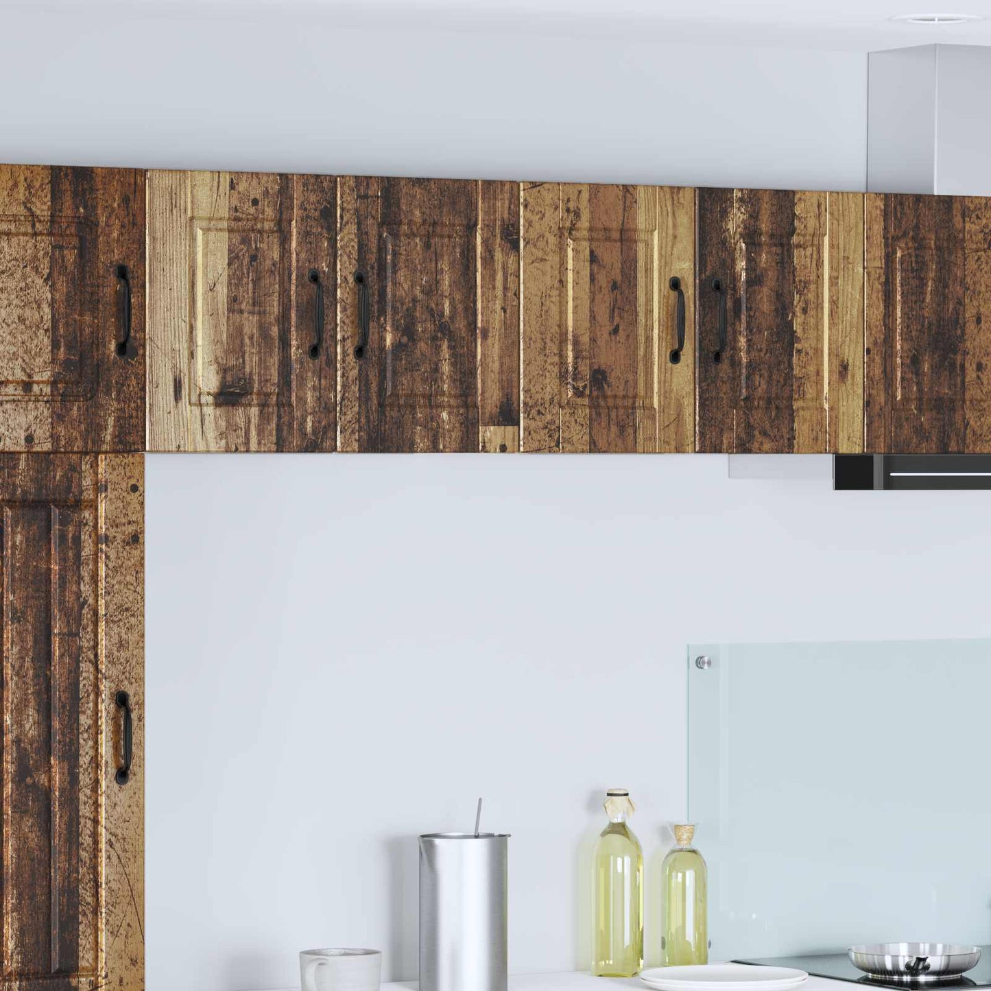 Pannello lavastoviglie 2 pcs Legno vecchio 60 x 31 x 40 cm | homemem39