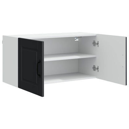 Pannello lavastoviglie Nero 80 x 31 x 40 cm Legno multistrato | homemem39