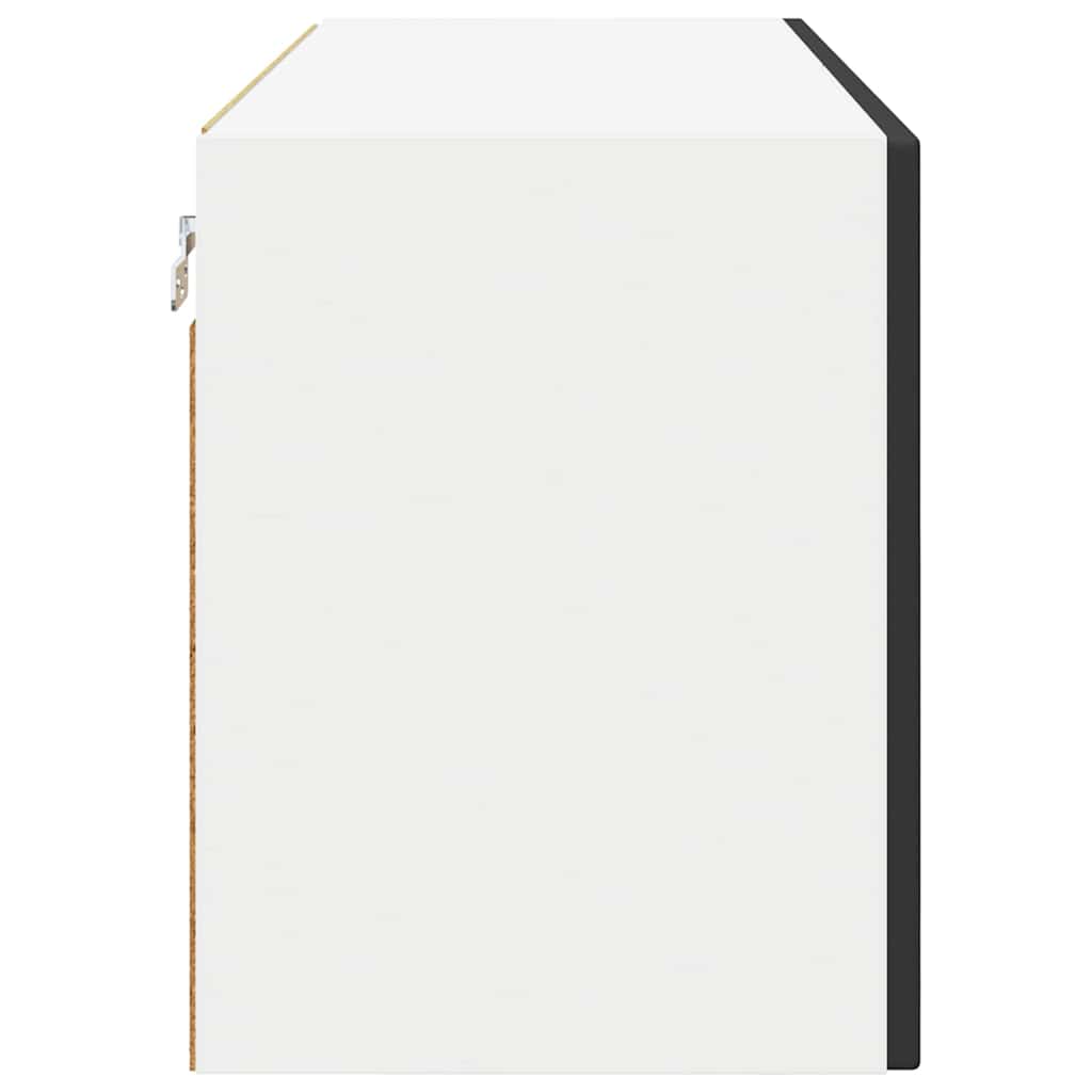 Armadietto a muro PORTO Nero 80 x 31 x 40 cm Legno multistrato