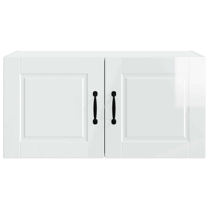 Pannello lavastoviglie con porta Bianco Lucido 80 x 31 x 40 cm | homemem39