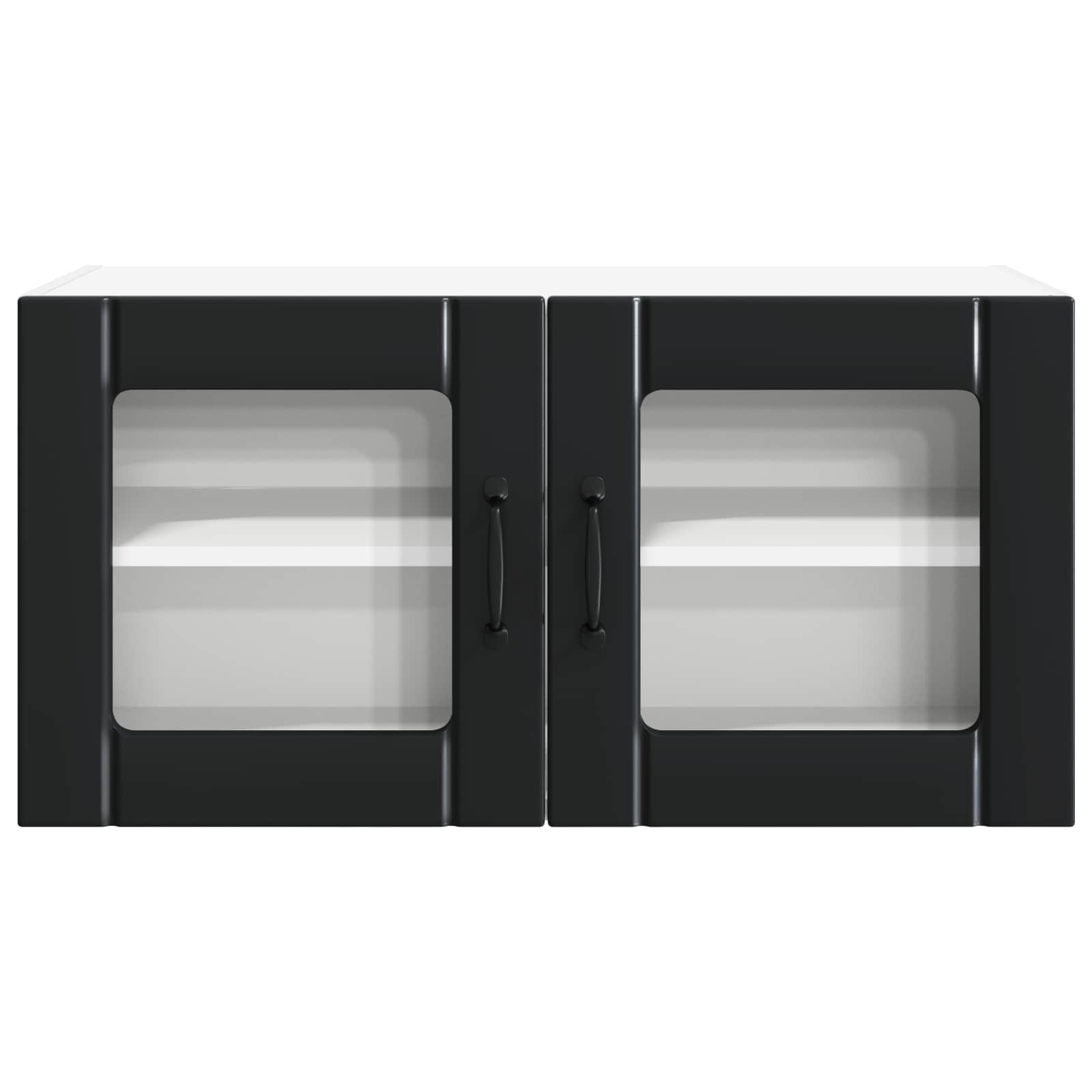Pannello lavastoviglie Nero 80 x 31 x 40 cm Legno multistrato | homemem39