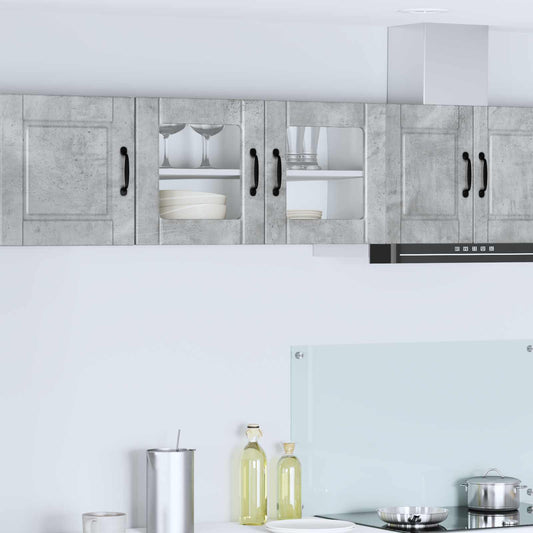 Pannello lavastoviglie con porta Grigio cemento 80 x 31 x 40 cm | homemem39