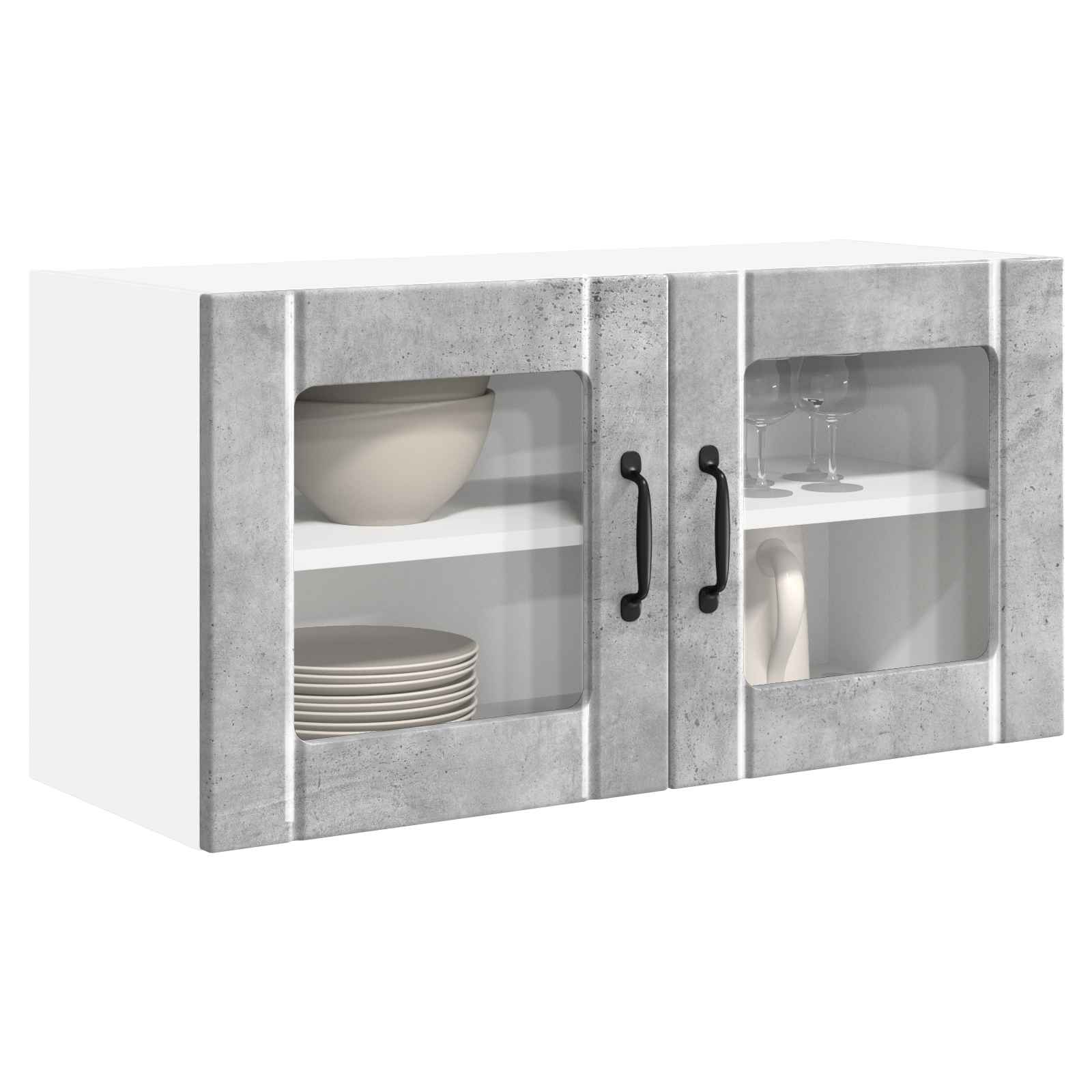 Pannello lavastoviglie con porta Grigio cemento 80 x 31 x 40 cm | homemem39