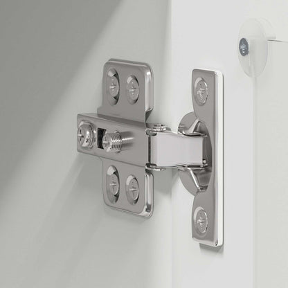 Mobile in vetro da parete PORTO Rovere fumé 80 x 31 x 40 cm