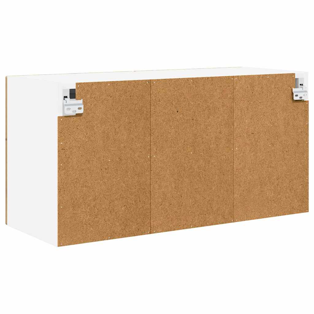 Mobile in vetro da parete PORTO Rovere artigianale
