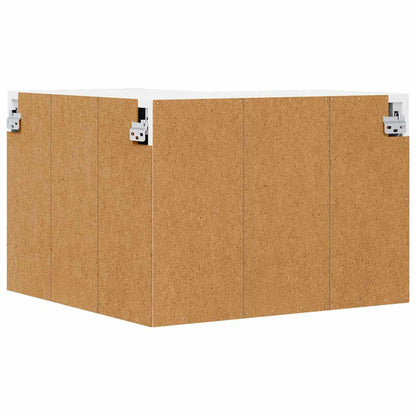 Mobile angolare per parete PORTO Bianco 57 x 57 x 40 cm