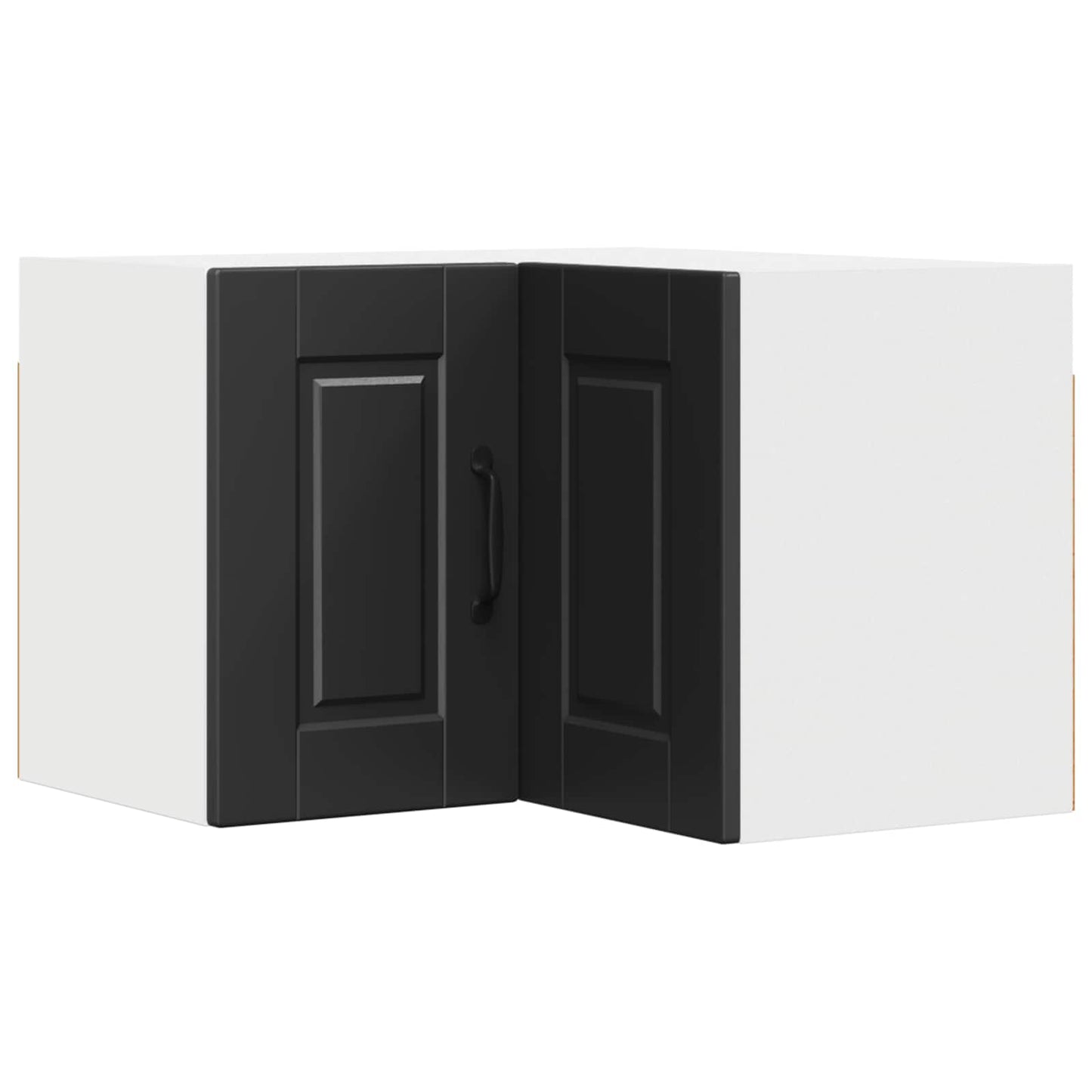 Mobile angolare per parete PORTO Nero 57 x 57 x 40 cm