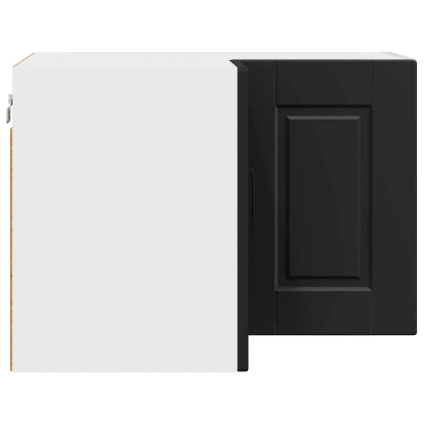 Mobile angolare per parete PORTO Nero 57 x 57 x 40 cm