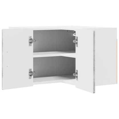 Mobile angolare per parete PORTO Grigio cemento 57 x 57 x 40 cm