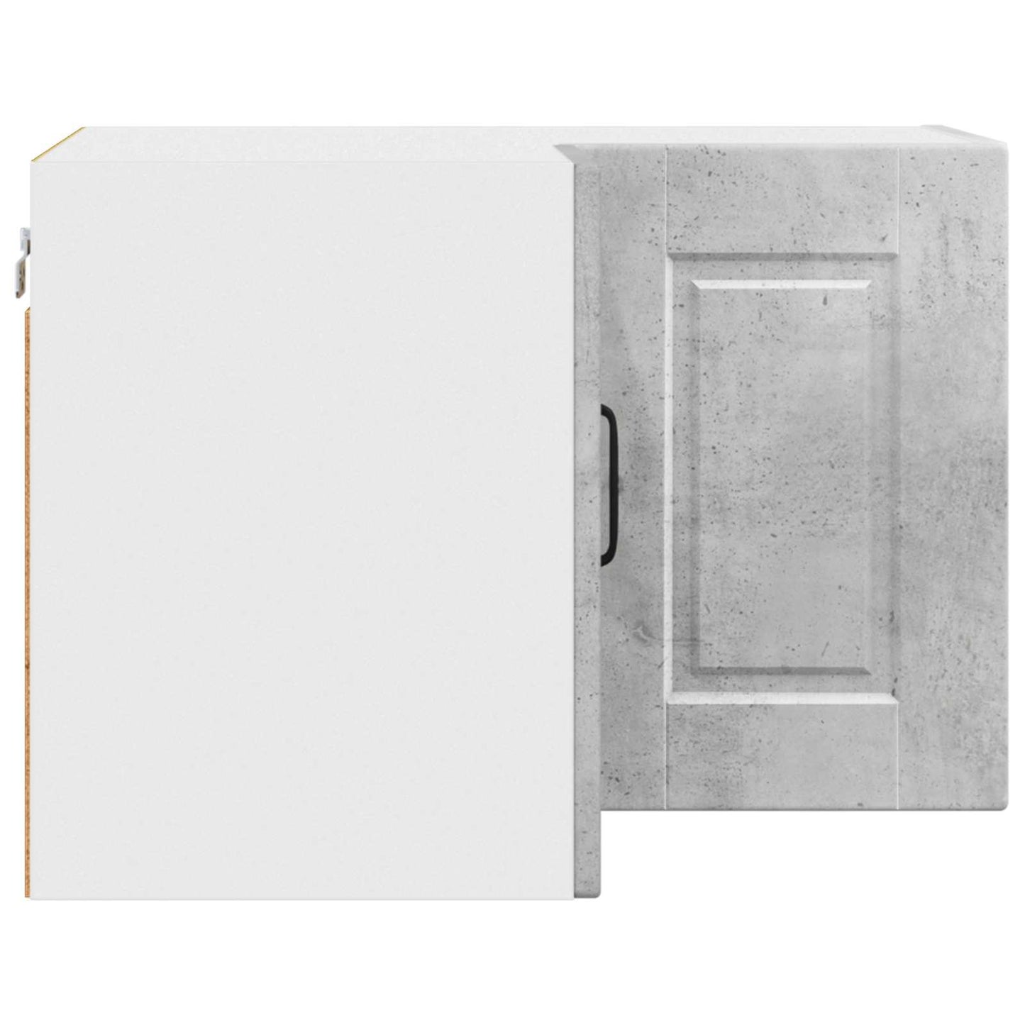 Mobile angolare per parete PORTO Grigio cemento 57 x 57 x 40 cm